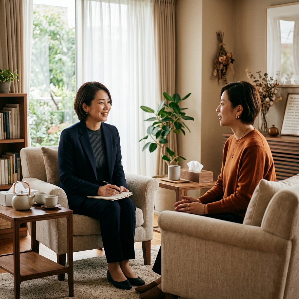 目黒区での婚活相談を応援するイメージ